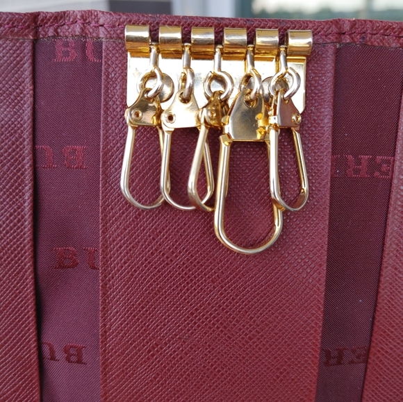 Burberry Check Print Canvas Leather Keyholder - Picture 7 of 14